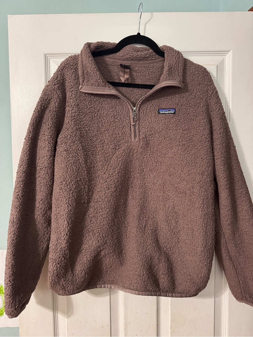 Patagonia Women's Sherpa Half-Zip Pullover - Dusty Rose